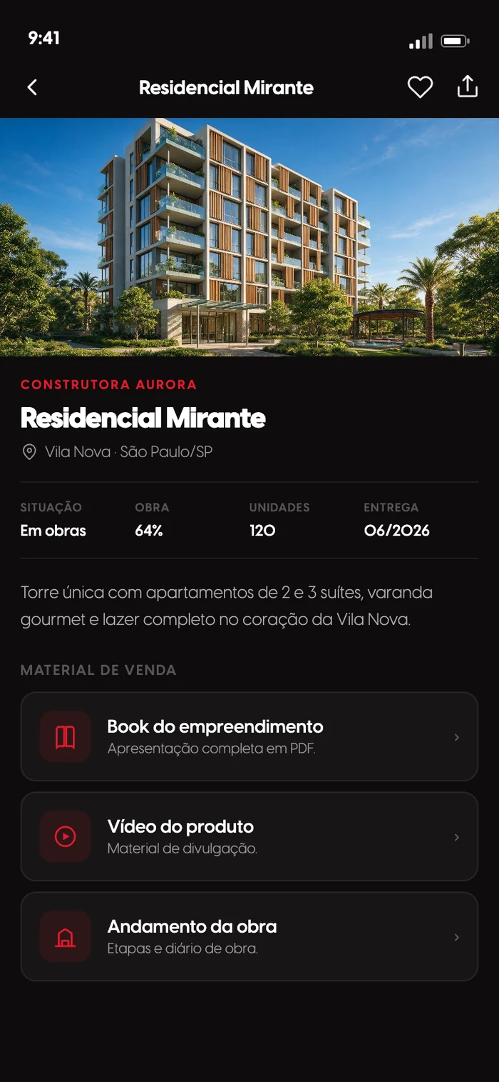 Ficha completa do empreendimento